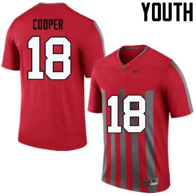 Youth Ohio State Buckeyes #18 Jonathan Cooper Throwback Nike NCAA College Football Jersey Copuon LEO4044GH